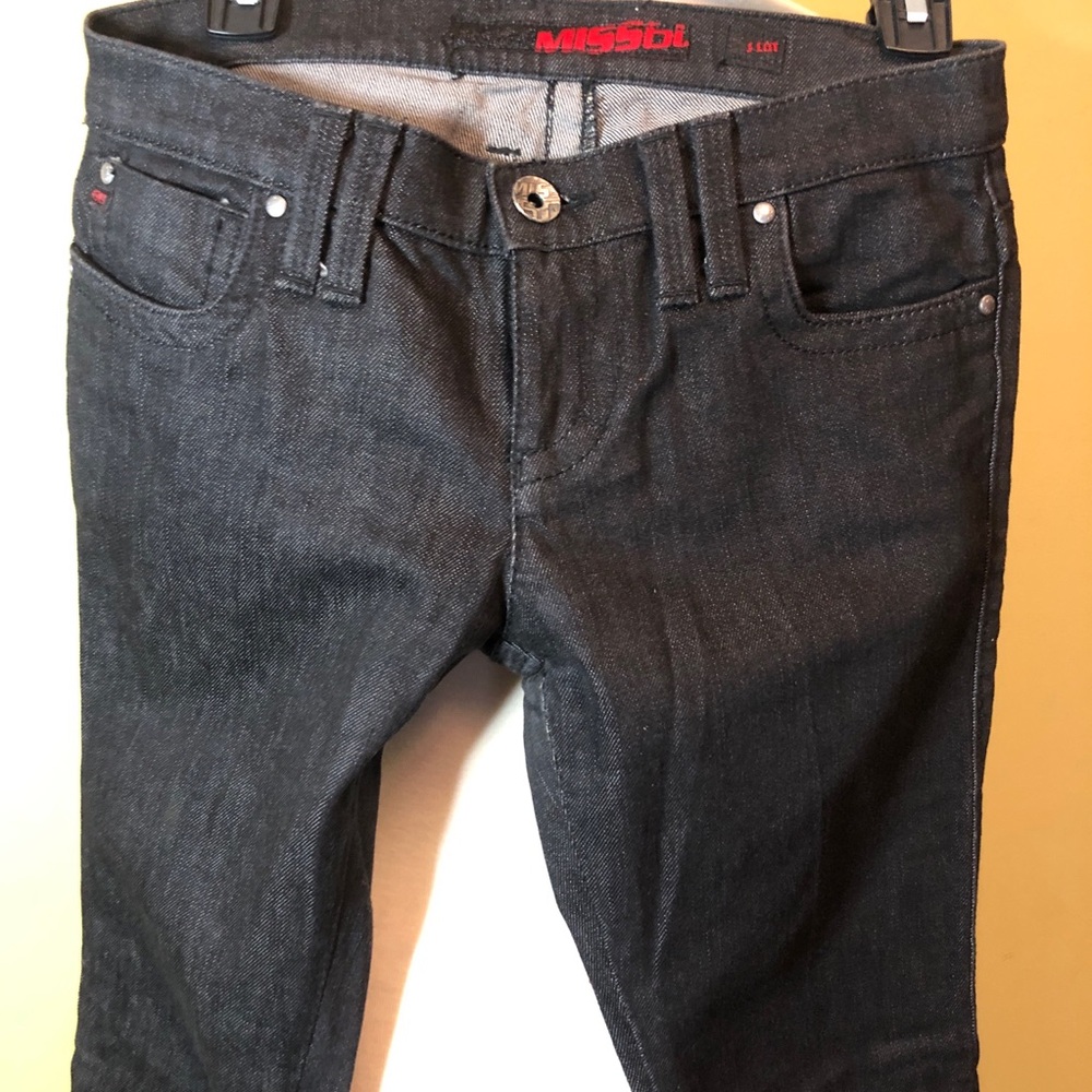 Miss Sixty Skinny Jeans in Dark Gray Denim